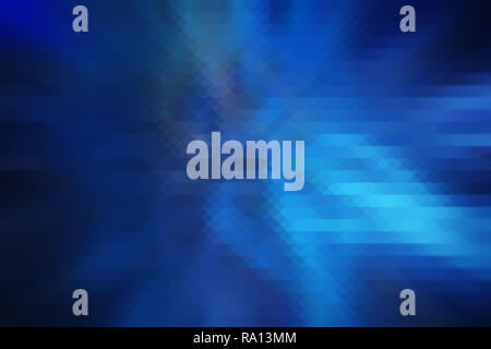 Colorato ad alta res astratto blu scuro e turchese triangolari e a forma di diamante (rombo) sfondo. Gradiente geometrico sfondo, bordi sfocati. Foto Stock