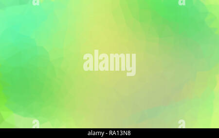 High Res morbido e sfumato verde chiaro e giallo poligono colorato mosaico sfondo vettoriale. Abstract 3D bassa triangolare poli stile gradiente dello sfondo. Foto Stock