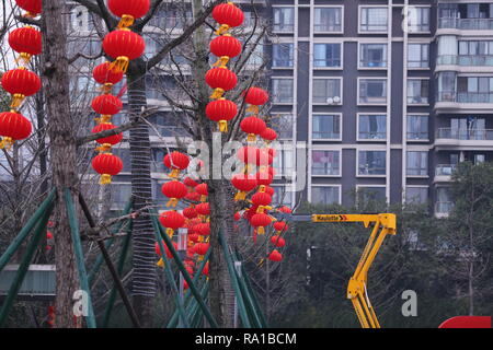 Chengdu Chengdu, in Cina. 30 Dic, 2018. Chengdu, Cina-sabbia sculpture park a Chengdu, Cina sud-occidentale della provincia di Sichuan. Credito: SIPA Asia/ZUMA filo/Alamy Live News Foto Stock