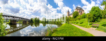 Rochlitz Castello, Germania Foto Stock