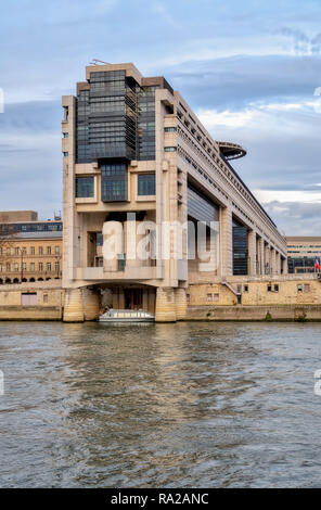 Ministero francese delle finanze a Bercy - Parigi, Francia Foto Stock