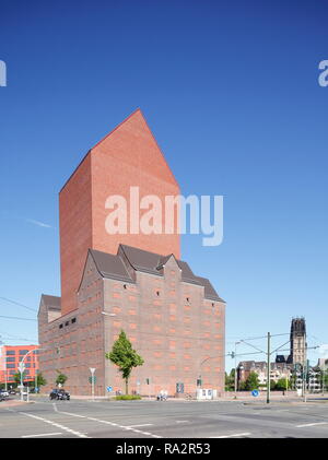 Landesarchiv Nordrhein-Westfalen, Innerhafen, Duisburg, Ruhrgebiet, Renania settentrionale-Vestfalia, in Germania, in Europa mi Landesarchiv Nordrhein-Westfalen, Innen Foto Stock