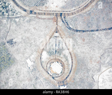 Nanjing, Nanjing, Cina. 1a gen, 2019. Nanjing, Cina-neve pesante hits Nanjing nella provincia di Jiangsu. Credito: SIPA Asia/ZUMA filo/Alamy Live News Foto Stock