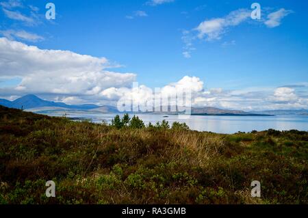 Loch Alsh e l'Isola di Skye Foto Stock