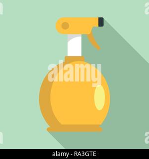 Acqua spray Flacone icona. Illustrazione piana di acqua la bottiglia spray icona vettoriali per il web design Illustrazione Vettoriale