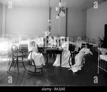 Providence Hospital interno ca. 1905-1945 Foto Stock