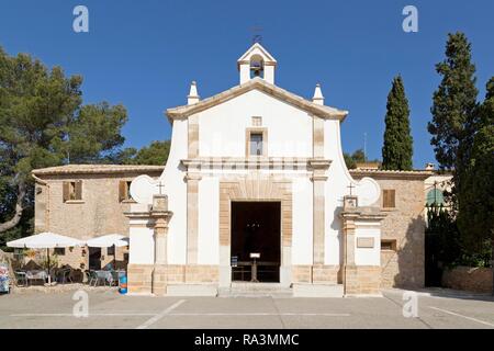 Chiesa Eglesia del Calvari, calvario, Pollenca, Maiorca, SPAGNA Foto Stock