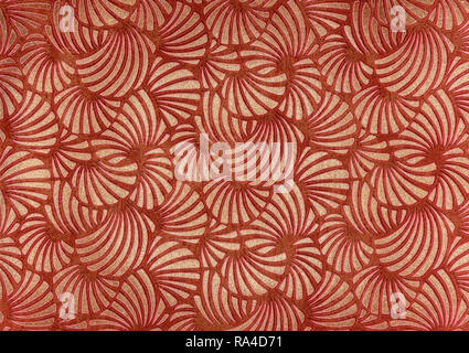 wallpaper, pattern varied shapes and colors Foto Stock