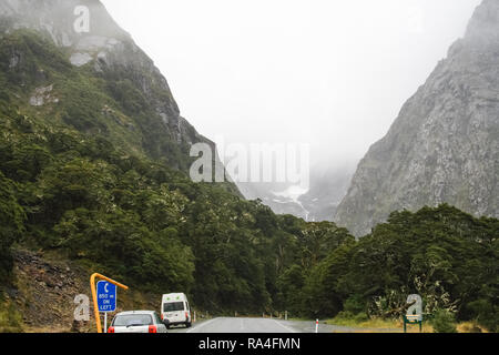 Montagne delle Alpi del Sud della Nuova Zelanda. Nuova Zelanda paesaggi Foto Stock