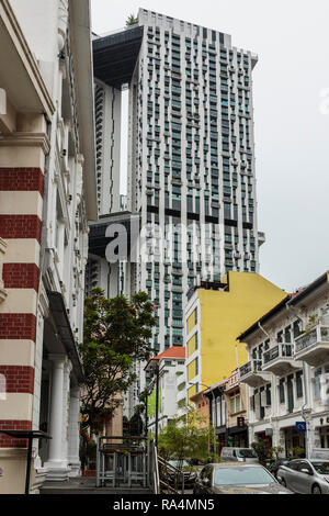 Il Bukit Pasoh Rd, Tanjong Pagar, Singapore Foto Stock