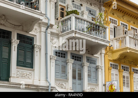 Il Bukit Pasoh Rd, Tanjong Pagar, Singapore Foto Stock