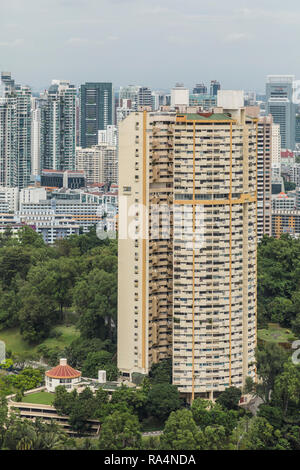 Banca di perla Apartments, Singapore Foto Stock