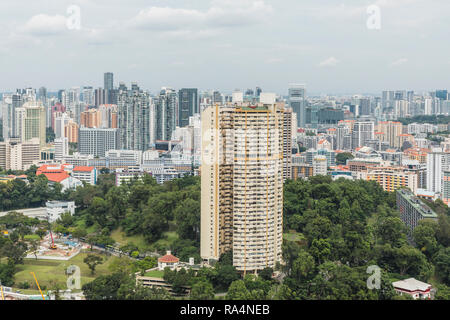 Banca di perla Apartments, Singapore Foto Stock