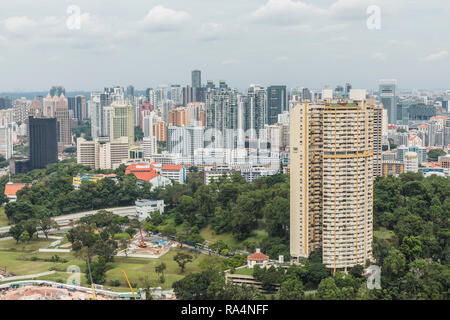 Banca di perla Apartments, Singapore Foto Stock