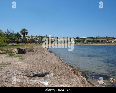 Visualizzazione isolata del Akbuk bay Turchia Foto Stock