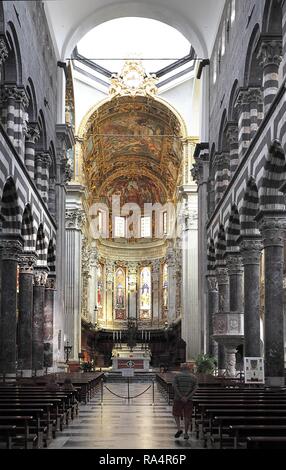 Wlochy - Liguria - Genova - Katedra San Lorenzo - Cattedrale di San Lorewnzo przy Via Tommaso Reggio Italia - Liguria - Genova - Cattedrale di Genova - Cattedrale di San Lorenzo Foto Stock