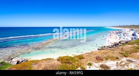 Laguna di Yanchep su un caldo giorno d'estate. Australia occidentale