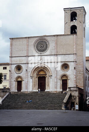 Il Duomo,Todi,Italia Foto Stock