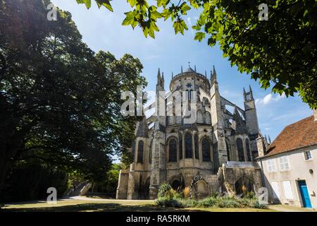 La Cattedrale di Saint Etienne, Sito Patrimonio Mondiale dell'UNESCO, Bourges, Cher Reparto, Center-Val de regione della Loira, Francia Foto Stock