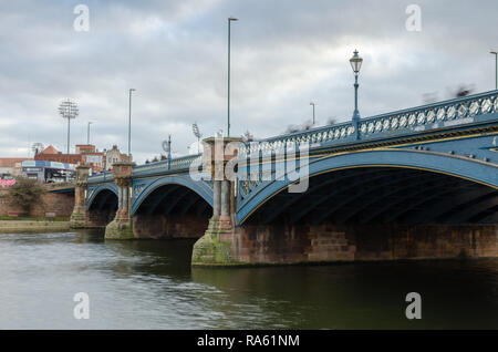 Trent Bridge in Nottingham, Regno Unito Foto Stock