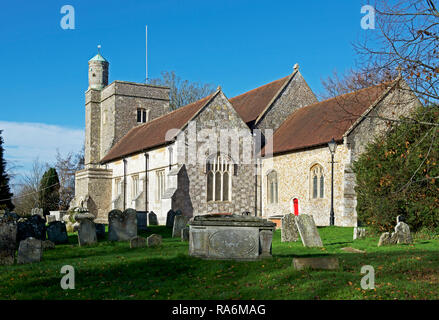 La Chiesa di San Pietro, Vescovo di Waltham, Hampshire, Inghilterra, Regno Unito Foto Stock