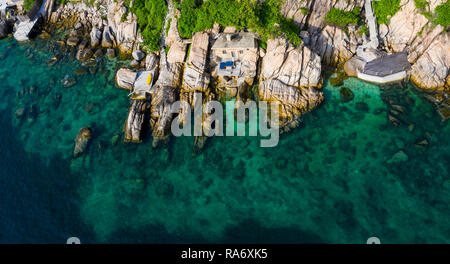 Cape Shark ville con piscina, Koh Tao Island, Thailandia Foto Stock