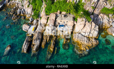 Cape Shark ville con piscina, Koh Tao Island, Thailandia Foto Stock