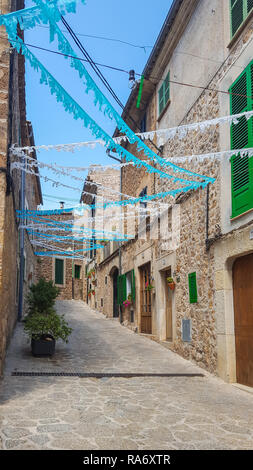 Valldemossa un piccolo villaggio a Maiorca Foto Stock