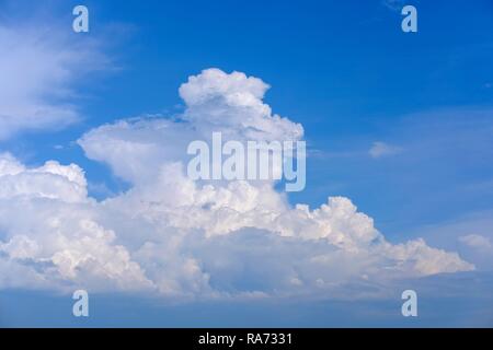 Cumulonimbus nuvole, Montenegro Foto Stock