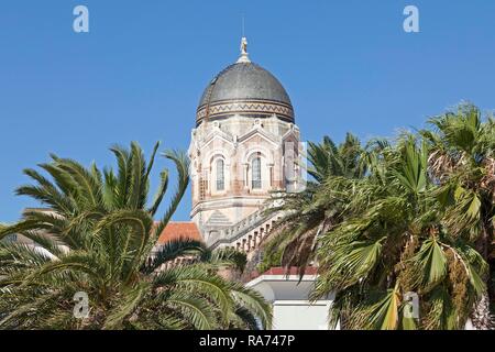 Basilica di Notre Dame de la Victoire, St-Raphaël, Var, Cote d'Azur, in Francia Foto Stock