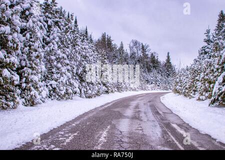 Paesaggio invernale Foto Stock