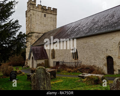 Saint Cynog, Defynnog, Nr Brecon, Powys. Regno Unito Foto Stock