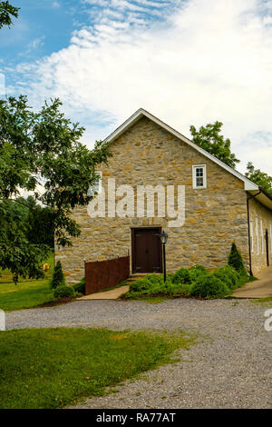 La Provvidenza vecchia chiesa di pietra, 1005 Spottswood, Road, Spottswood,, Virginia Foto Stock