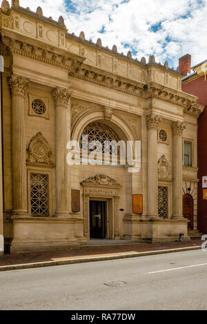 Sun Trust Bank, Nazionale Valley Bank Building, 12-14 West Regent Street, Staunton, Virginia Foto Stock