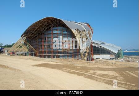 La costruzione dei più grandi Oceanarium in CIS, Vladivostok, Primorsky Krai, Russia Foto Stock