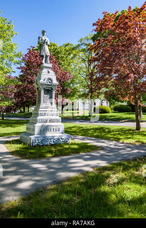 Una guerra civile monumento sulla Hardwick, ma comuni Foto Stock