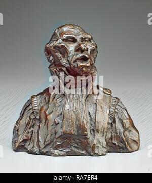 Honoré Daumier, André-Marie-Jean-Jacques Dupin Aîné, Francese, 1808-1879, Modello c. 1832-1835, cast 1929-1930, bronzo reinventato Foto Stock