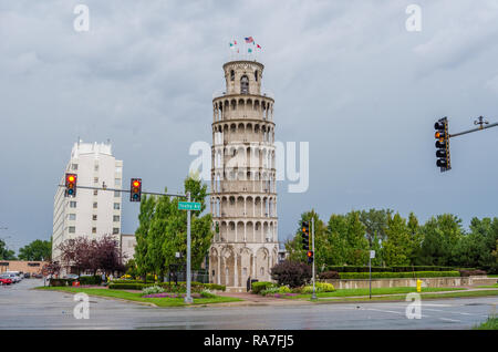 Torre pendente di Niles Foto Stock