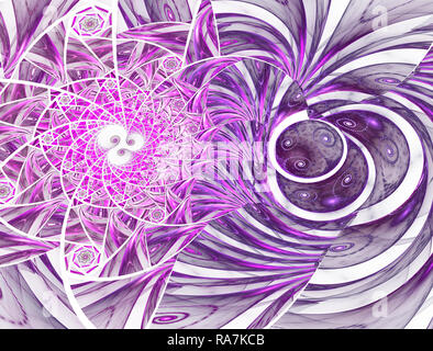 Design geometrico. Texture a mosaico. Effetto vetrata. Astrazione artistico composto da virtual macchiati frammenti di vetro sul tema arte e artigianato Foto Stock