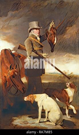 Benjamin Marshall, British (1768-1835), J.G. Shaddick, la celebre sportivo, 1806, olio su tela. Reinventato Foto Stock