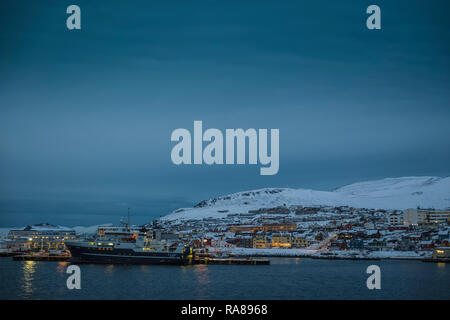 Hammerfest, Norvegia. Foto Stock