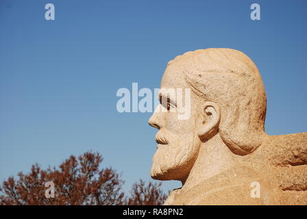 L'imponente Monumento Voortrekker nella periferia di Pretoria in Sud Africa Foto Stock