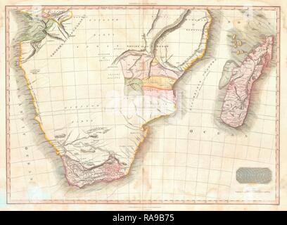 1818, Pinkerton Cartina del Sud Africa, Congo, Monomotapa, Cape Colony , John Pinkerton, 1758 - 1826, Scottish reinventato Foto Stock