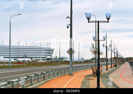 Settembre 30, 2018, Kaliningrad, Russia, lo stadio di calcio "Baltico arena', moderno impianto sportivo Foto Stock