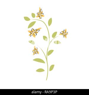 Fiori di grafica Illustrazione Vettoriale