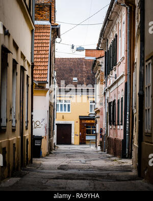 Strade di Maribor, Slovenia Foto Stock
