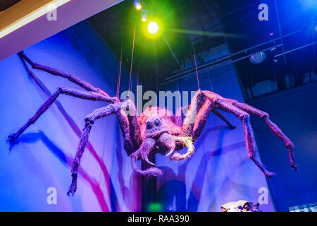 Warner Bros Studio Tour - La realizzazione di Harry Potter è una società pubblica di attrazione di Leavesden, London, Regno Unito che conserva ed espone la mitica puntelli. Foto Stock