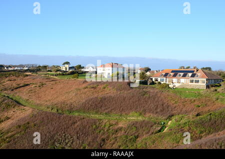 Petit Port, Guernsey, Isole del Canale, UK. Foto Stock