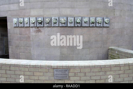 Speakers Corner in Derby City Centre Foto Stock