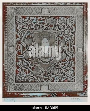 Protezione con busto ritratto della Vergine Mar. reinventato da Gibon. Arte Classica con un tocco di moderno reinventato Foto Stock